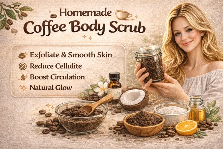 DIY Coffee Body Scrub Recipe for Glowing Skin  Cellulite Reduction  Easy Homemade Skincare