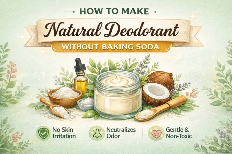 DIY Natural Deodorant Recipe for Sensitive Skin – Aluminum Free  No Baking Soda Rash