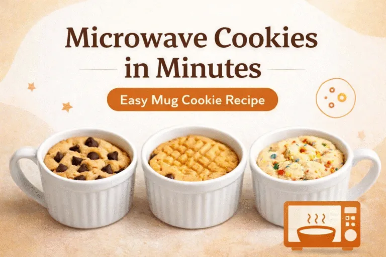 Easy 1-Minute Microwave Mug Cookie Recipe