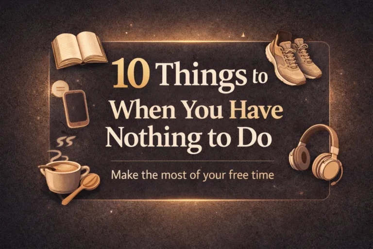 10 Meaningful Things to Do When You Have Nothing to Do  Boredom Busters