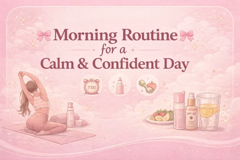 Pretty Girl Morning Routine Guide  Aesthetic Self-Care Habits to Feel Calm and Confident