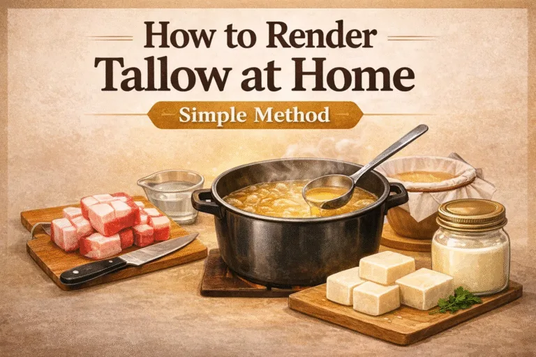 How to Render Beef Tallow at Home Simple DIY Guide for Skincare, Soap  Healthy Cooking