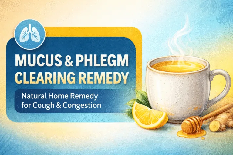 Homemade Natural Remedy for Mucus and Phlegm Relief  Ginger  Turmeric Detox Tea Recipe