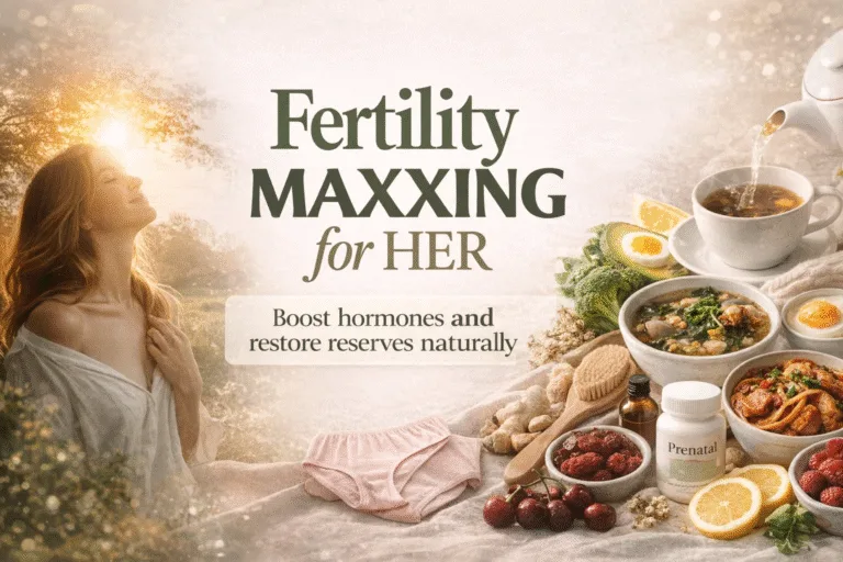 Fertility Maxxing for Her Holistic Wellness, Hormonal Balance  Preconception Care Tips