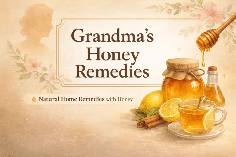 Grandmas Honey Remedies Natural Cures for Colds, Sinus, Cough, Weight Loss  Toothache