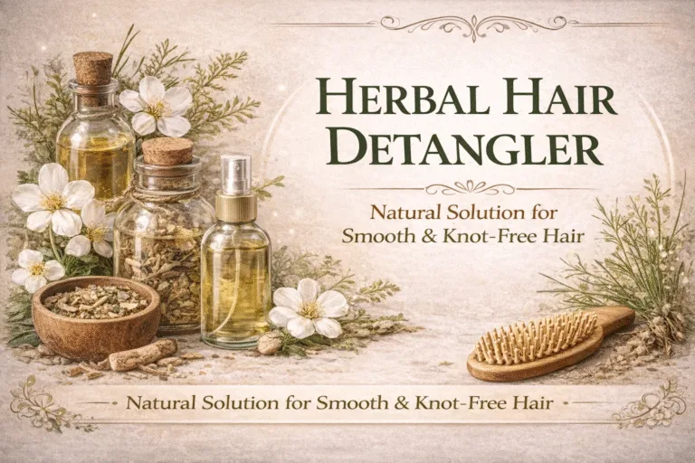How to Make a Natural Herbal Hair Detangler with Marshmallow Root for Silky Hair