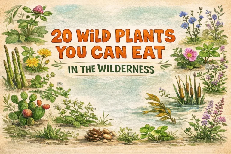 20 Edible Wild Plants for Foraging and Survival Identification Guide for the Wilderness