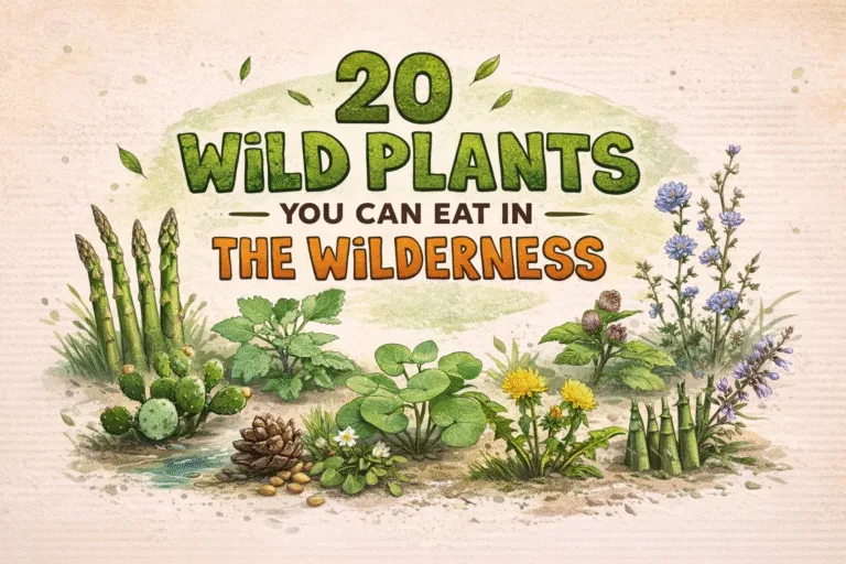 20 Edible Wild Plants for Foraging  Survival  Identifying Wilderness Foods Guide