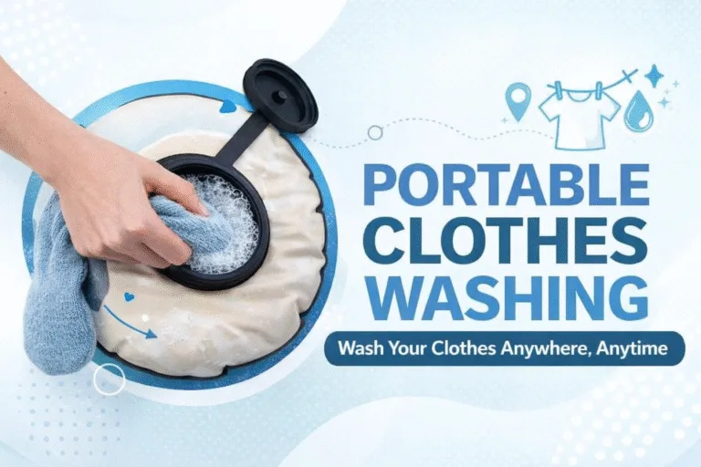 Waschii Portable Travel Clothes Washer for Camping  Vanlife