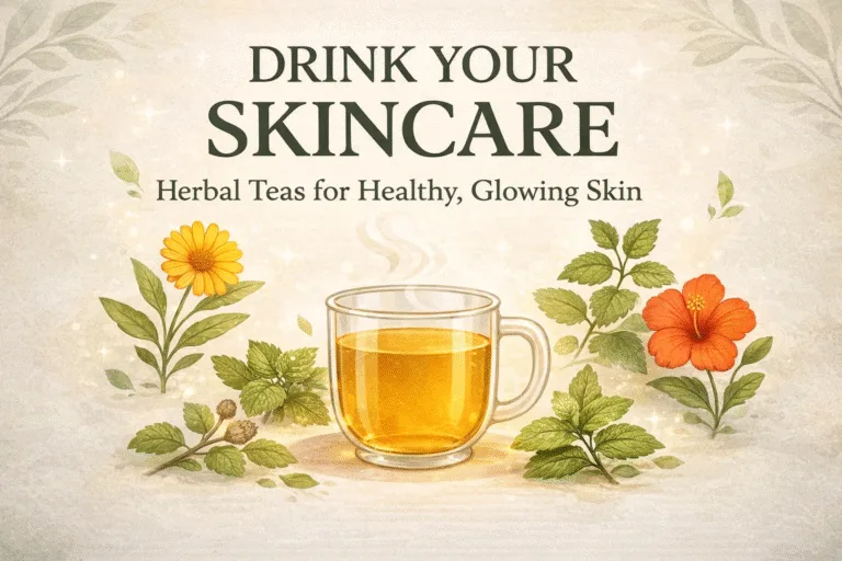 Drink Your Skincare 5 Herbal Teas for Clear Skin, Hormonal Acne  a Healthy Glowing Complexion