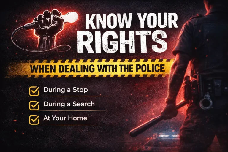 Know Your Rights Essential Legal Guide for Police Encounters  Home Searches
