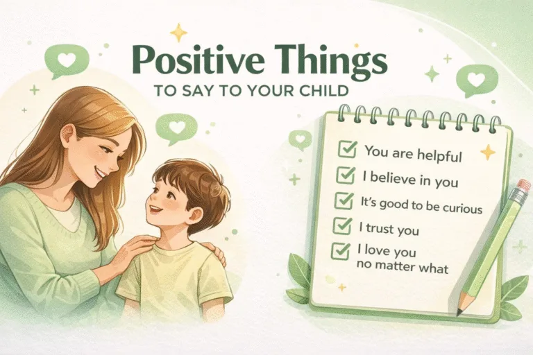 55 Positive Things to Say to Your Child  Gentle Parenting Tips  Positive Affirmations for Kids