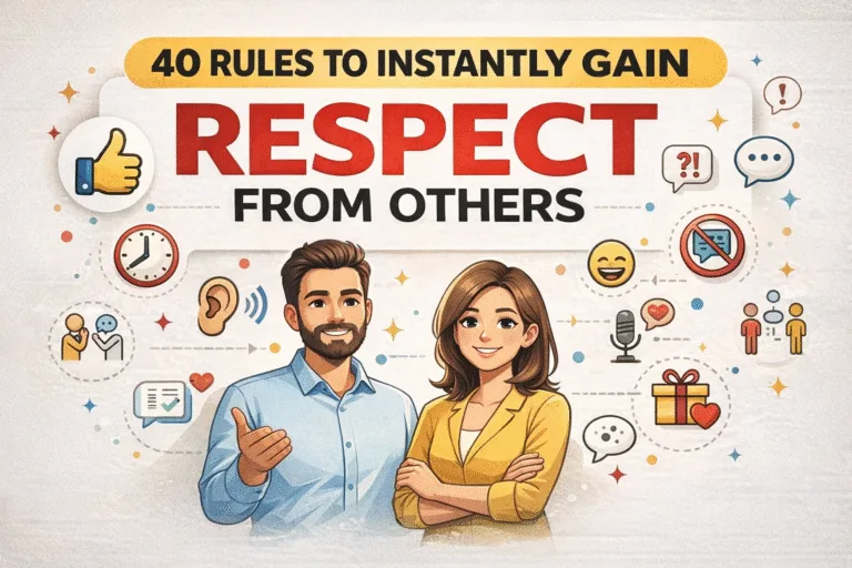 40 Life-Changing Social Rules to Level Up Your Mindset and Command Respect Instantly
