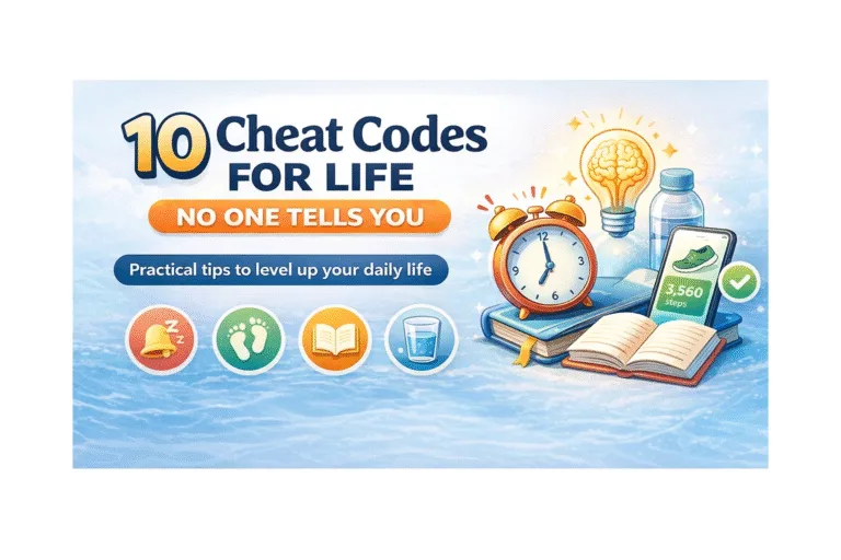 10 Life Cheat Codes for Better Habits, Mental Health and Daily Productivity Success