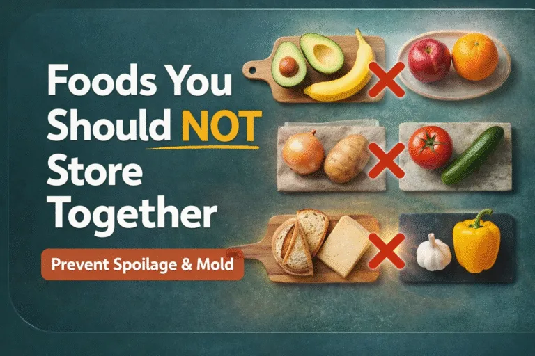 Stop Food Waste 6 Foods You Should Never Store Together