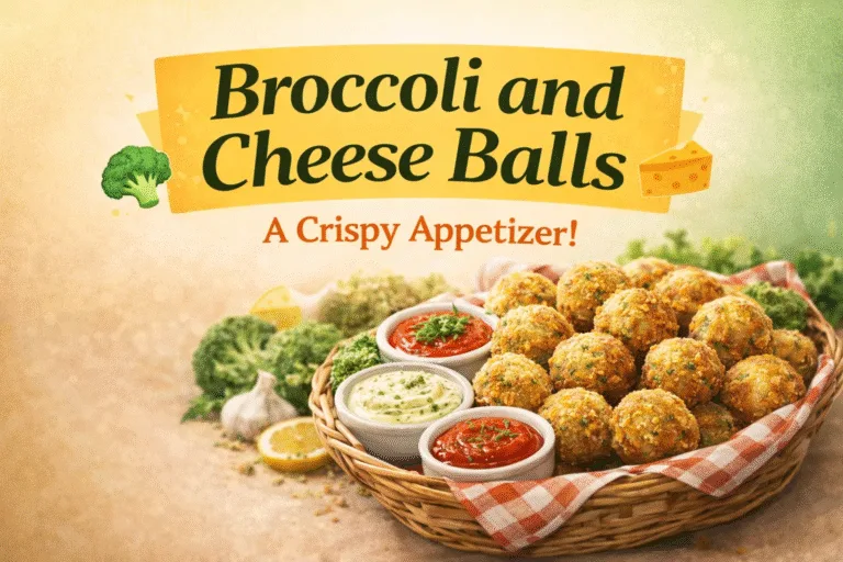 Crispy Cheesy Broccoli and Cheese Balls Recipe – Easy Homemade Appetizer Idea