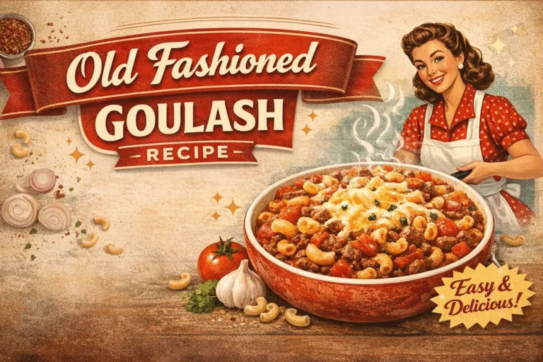 Old Fashioned Goulash Recipe  Easy One-Pot Ground Beef  Macaroni Family Dinner Idea
