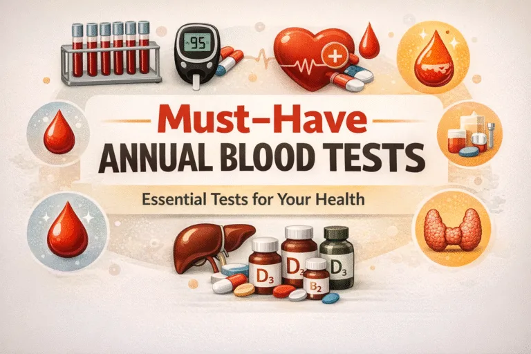 Top 13 Must-Have Annual Blood Tests Checklist  Essential Health Screening  Wellness Guide