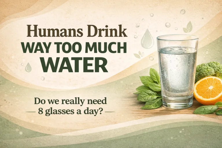 Why Humans Drink Too Much Water  Hydration Myths  Benefits of a Natural Raw Food Diet