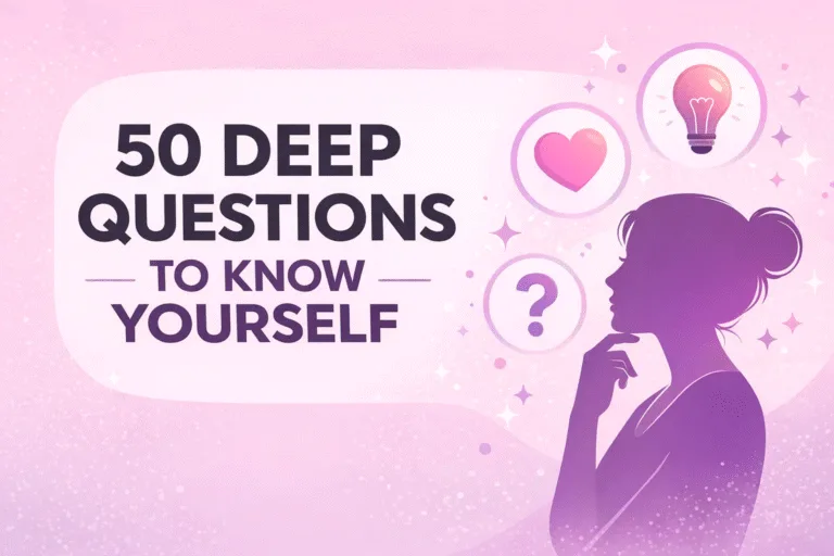 50 Deep Journaling Prompts for Self-Discovery  Personal Growth  Know Yourself Questions