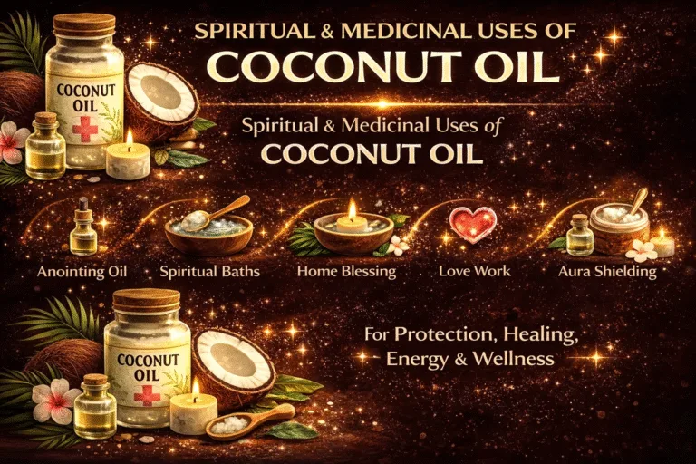 Spiritual  Medicinal Uses of Coconut Oil Anointing, Healing  Skin Care Tips