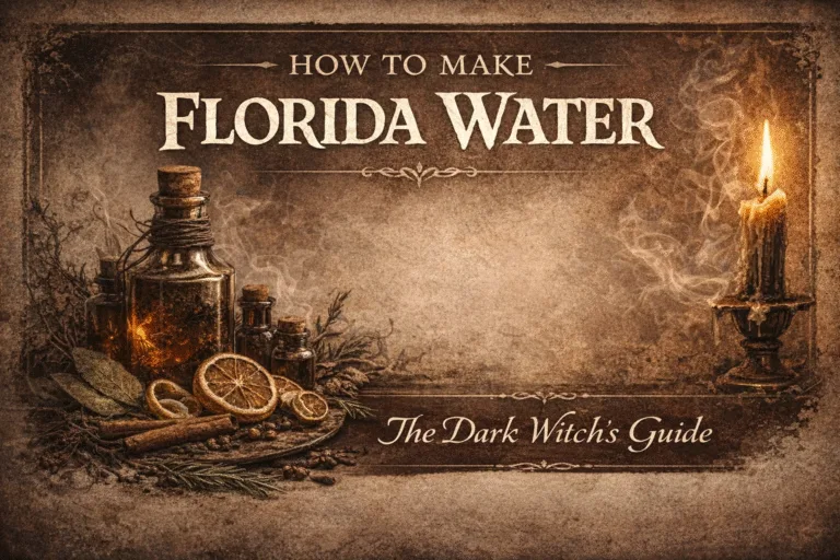 DIY Dark Florida Water Recipe  Witchcraft Rituals  Spiritual Cleansing Guide