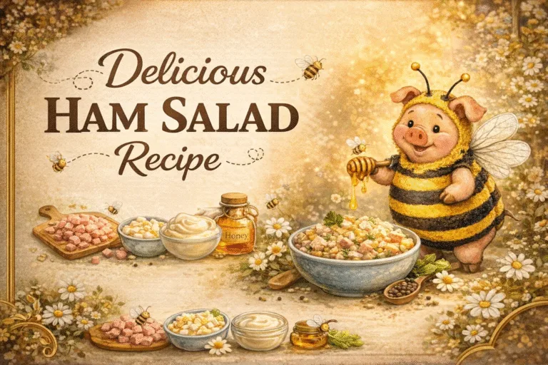 Best Old Fashioned Honey Ham Salad Recipe – Kevies Bees Homemade Ham Salad with Eggs