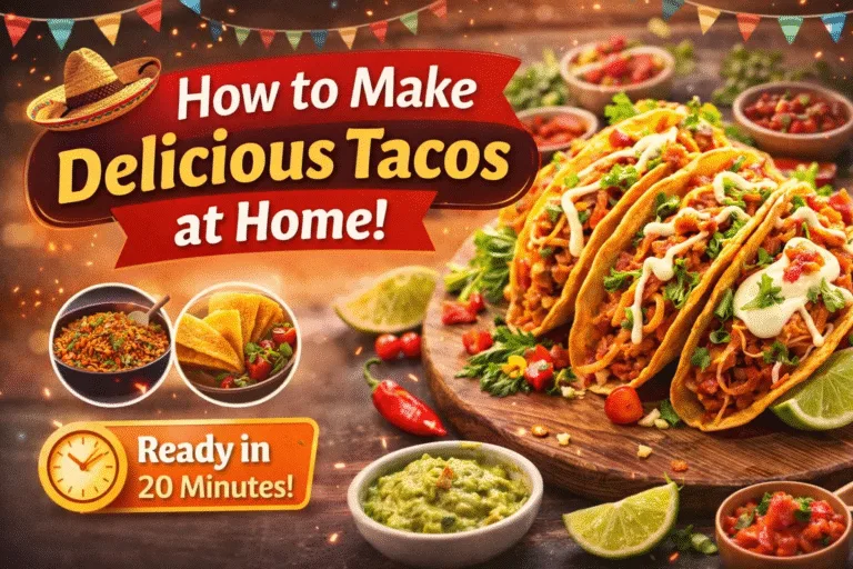 Easy Mexican Tacos Recipe Quick  Tasty Idea for Your Next Iftar Meal