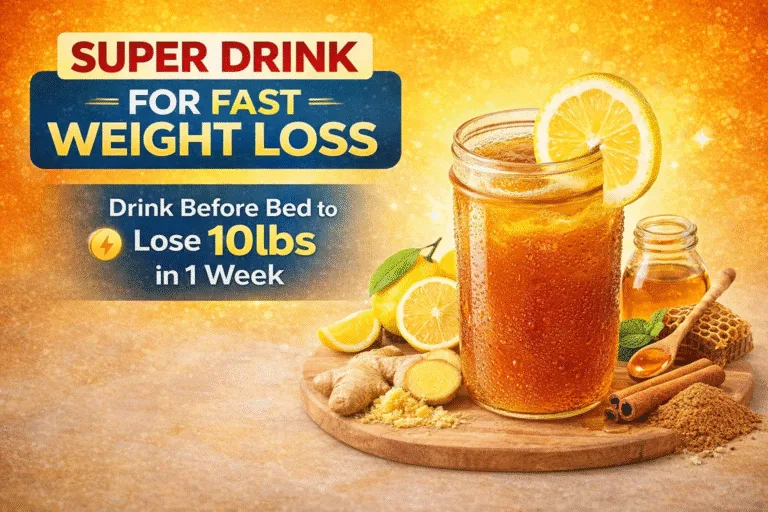 Bedtime Fat Burning Drink  Lose 10lbs in 1 Week  Easy Metabolism Boosting Recipe Recipe