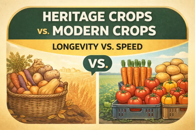 Heritage vs Modern Crops Heirloom Storage Varieties vs Uniform Produce Breeding Comparison