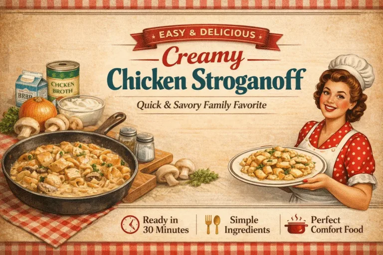 Creamy Chicken Stroganoff Recipe Easy 30-Minute Comfort Food Dinner