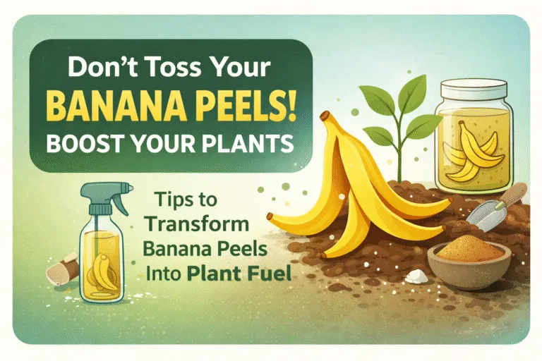 8 Creative Ways to Use Banana Peels for Plants  Natural Organic Fertilizer Gardening Tips