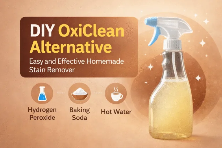 DIY OxiClean Alternative Natural Homemade Stain Remover  Laundry Deodorizer Recipe