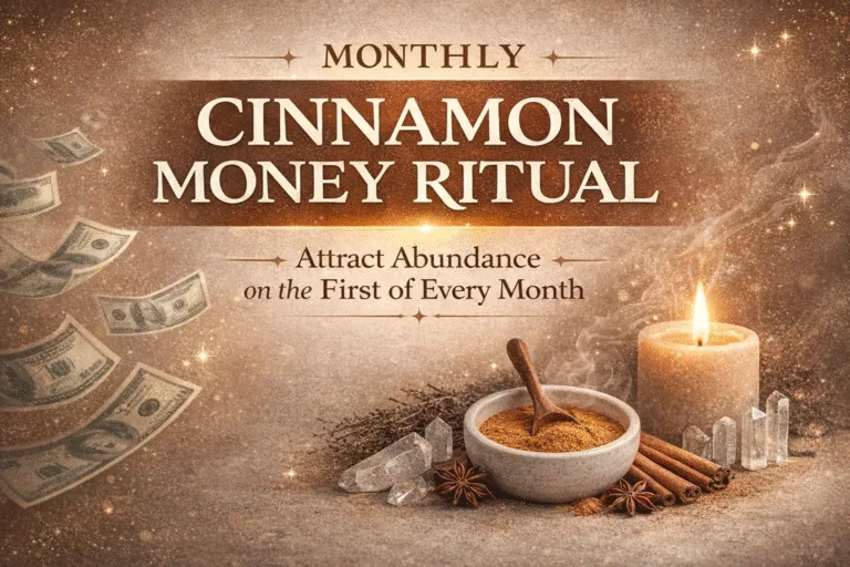 Cinnamon Ritual for Abundance  Prosperity  Monthly Manifestation Affirmation Ritual