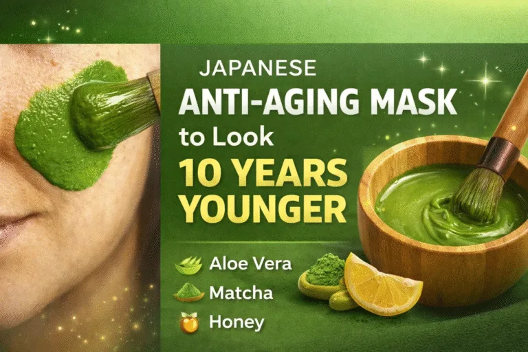 DIY Japanese Secret Face Mask to Look 10 Years Younger