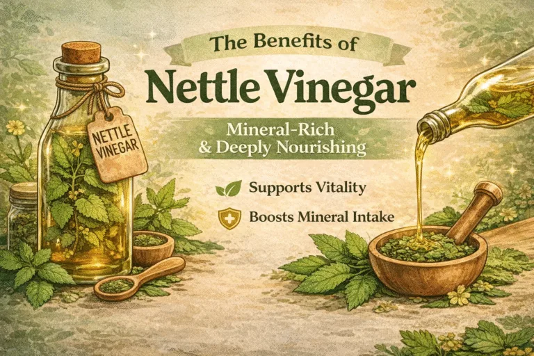 How to Make Nettle Vinegar Benefits, Mineral-Rich Folk Medicine  Uses