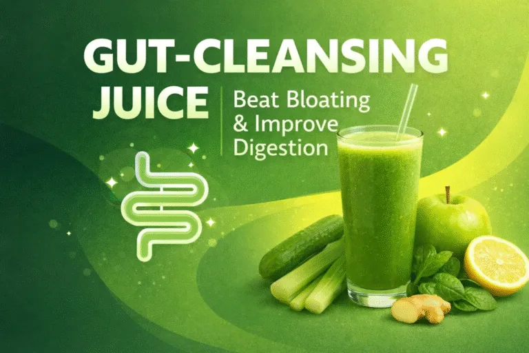 Gut Cleanser Green Smoothie for Detox  Bloating Relief