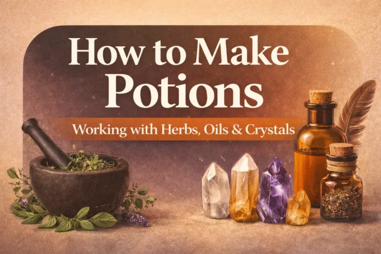 How to Make Potions Choosing Herbs, Oils, and Crystals for Potion-Making Guide