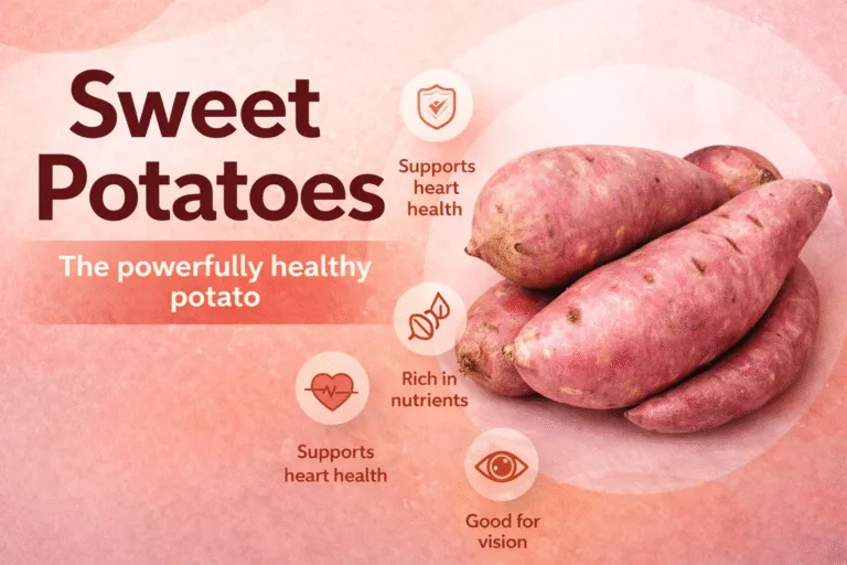 6 Health Benefits of Sweet Potatoes The Nutrient-Dense Superfood  Healthy Eating Tips