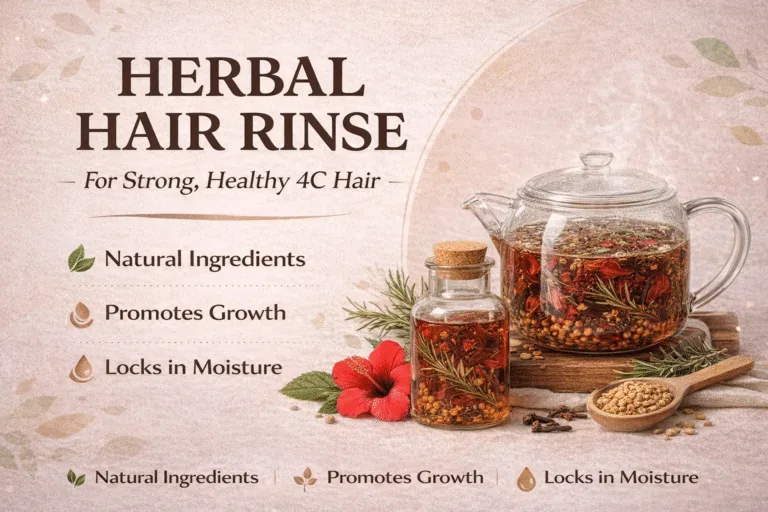 DIY Herbal Hair Rinse for 4C Hair Hibiscus, Fenugreek  Rosemary Growth Treatment