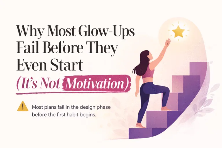 Why Most Glow-Ups Fail The Real Reason Your Habits Wont Stick  How to Fix It