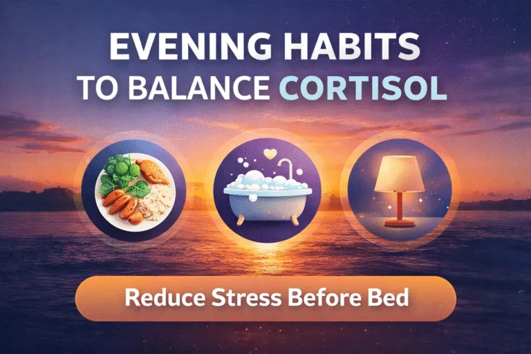 6 Evening Habits to Lower Cortisol and Reduce Stress Naturally  Hormonal Balance Tips
