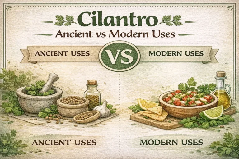 Cilantro Ancient vs Modern Uses Herbal Medicine Benefits  Healthy Culinary Tips Guide