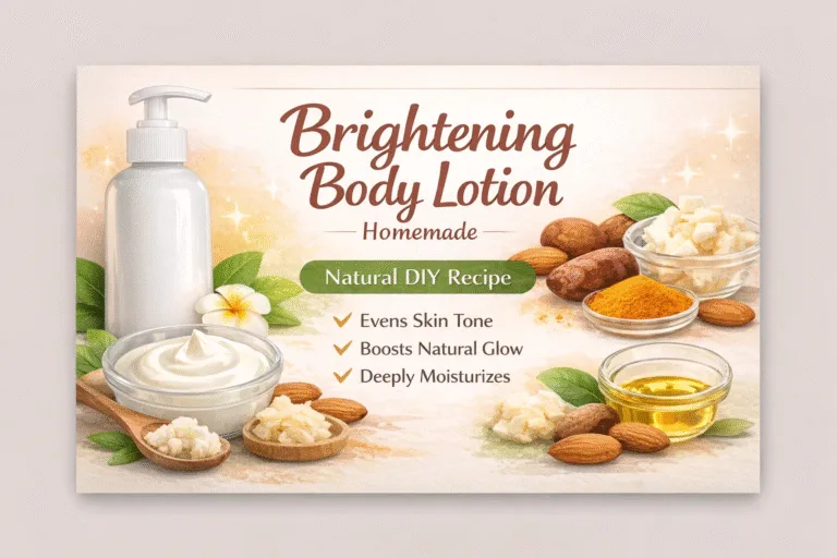 DIY Homemade Brightening Body Lotion Recipe for Even Skin Tone  Glow
