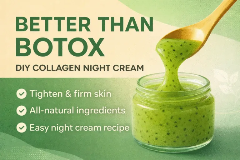 DIY Natural Tightening Night Cream Better Than Botox Aloe  Chia Mask
