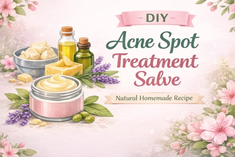 DIY Acne Spot Treatment Salve Recipe  Natural Clear Skin Remedy with Shea  Tea Tree Oil