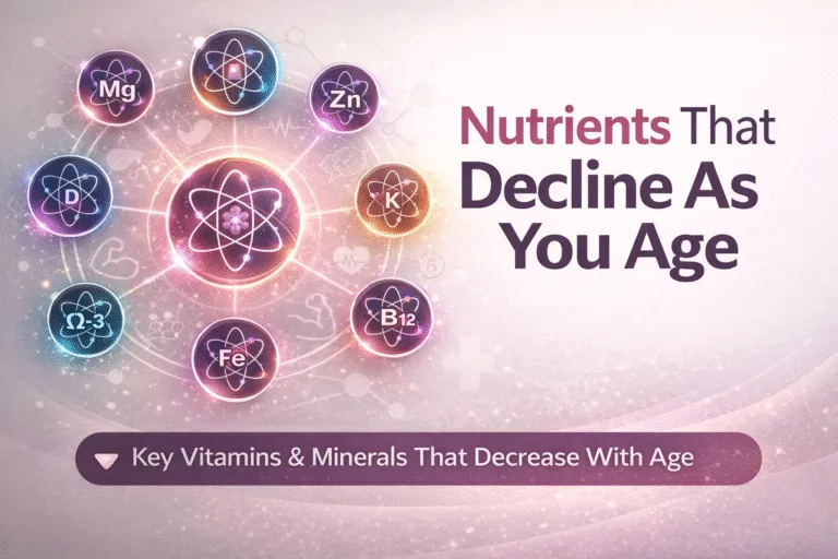 12 Essential Nutrients That Decline As You Age Stay Healthy and Energized