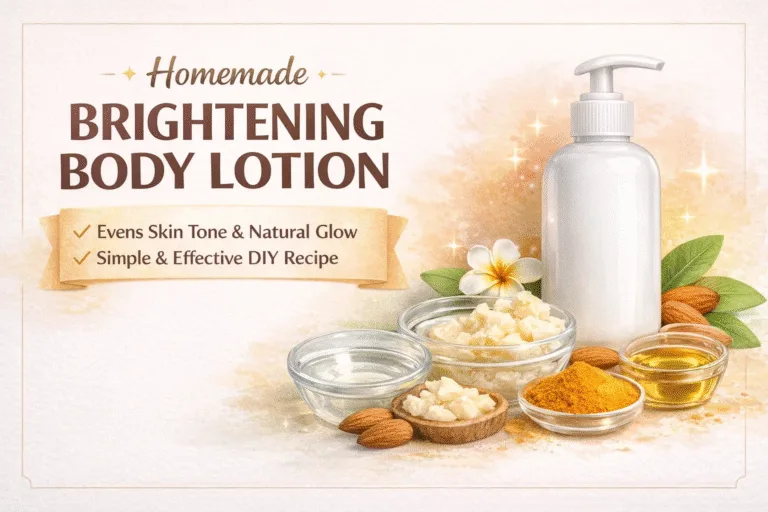 DIY Brightening Body Lotion Recipe for Even Skin Tone and Natural Glow