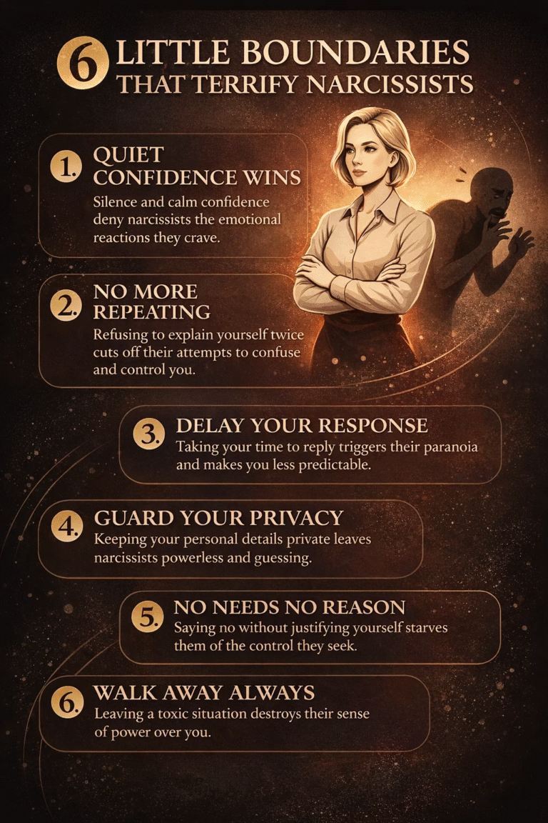 6 Boundaries That Terrify Narcissists How to Reclaim Your Power and Protect Your Peace