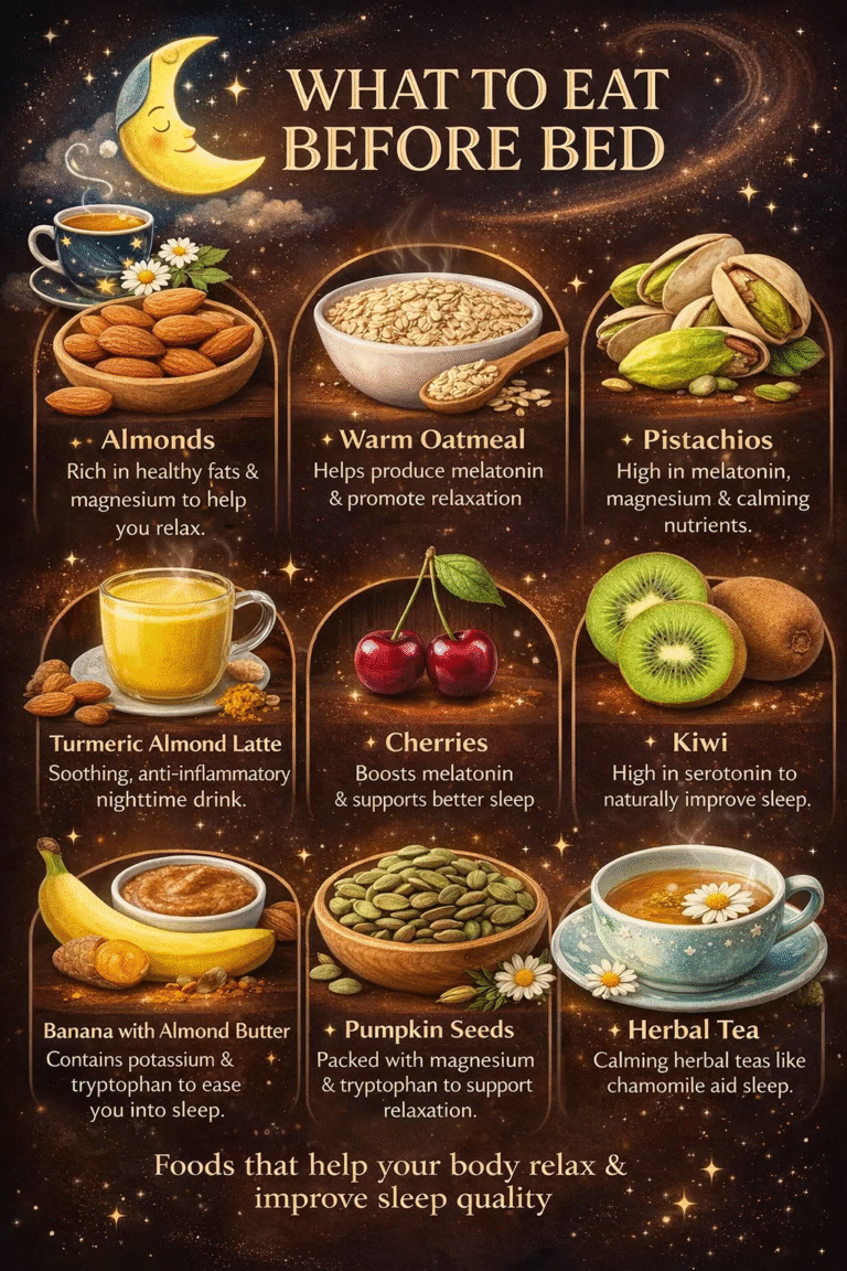 9 Best Foods to Eat Before Bed for Better Sleep  Natural Late Night Snacks